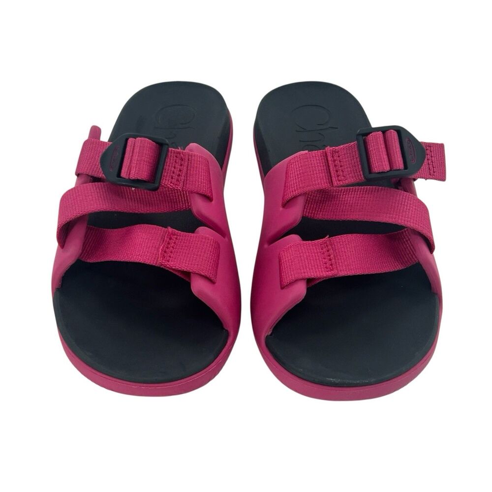 Chacos Chillos Youth Size 3 Pink Slip On Sandals Fast Shipping